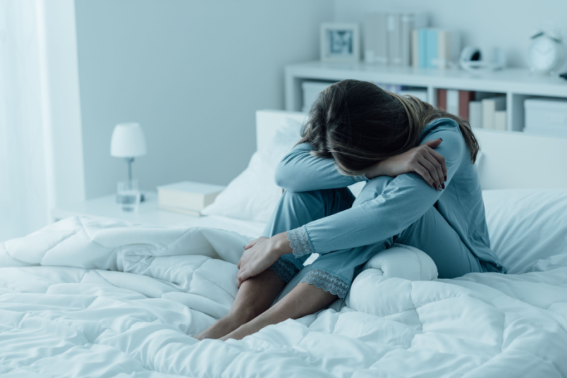 Depressed Woman Awaked at Night - NU Fertility